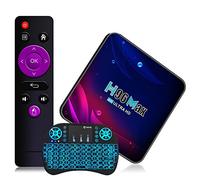 AMITVA TV Box Android 11.0, H96 Max V11 Smart TV Box RK3318 Quad Core Arm Cortex-A53 CPU USB 2.0 Ultra HD 4K HDR Dual Band WiFi 2.4 5.8Ghz BT 5.0 Set Top Box,2gb+16gb