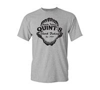 Amity Island Quint's Shark Fishing Est 1975 Shark Mouth Men's Tee T-Shirts à Manches Courtes(Medium)