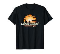 Amity Island Welcome You Sunset Funny Shark T-Shirt