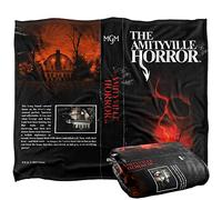 Amityville Horror - Logo Amityville Horror VHS Front and Back Plaid Ultra Doux au Toucher Soyeux - 152 x 127 cm