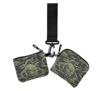 Amityville Lot de 2 portefeuilles pour femme Motif créature Vert Halloween