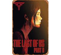amiuayrta The Last for us 2 Affiche de film humoristique vintage en métal pour bar, pub, maison, 20,3 x 30,5 cm