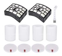 AMIUHOUN 2 HEPA + 4 mousses et feutre pour aspirateur, comparé aux remplacements RV1001AE RV101