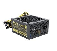 AMIUHOUN Alimentation 4U à canal 2200 W 10 ports 6P Big Fan Alimentation