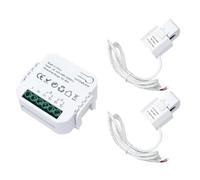 AMIUHOUN Compteur D'Énergie Tuya Smart Life ZigBee Bidirectionnel 2 Canaux avec Pince CT App Moniteur Énergie Solaire, 80A, 110V 240VAC Facile à Utiliser