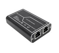AMIUHOUN Gigabit PoE Extender 2 ports 1000M Réseau Commutateur Répéteur 30W IEEE802.3Af/At Plug&Play pour PoE Switch NVR IP Caméra