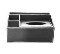 AMIUHOUN Housse de boîte à mouchoirs en Cuir pour télécommande, boîte à mouchoirs pour