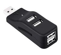 AMIUHOUN Hub USB 4 Ports, Mini USB 2.0, répartiteur de données, Portable, pour PC, Ordinateur Portable, Ordinateur Portable, XPS, et Plus