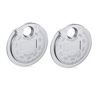 AMIUHOUN Lot de 2 jauges de bougie d'allumage - Outil de mesure de l'espace pour bougie d'allumage de 0,020 à 0,25 cm