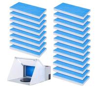AMIUHOUN Lot de 20 filtres de rechange pour cabine de peinture pour aérographe, compatibles avec les accessoires Master//Enterprise