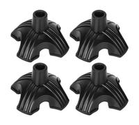 AMIUHOUN Lot de 4 embouts de canne autoportants 4 pieds de rechange pour canne, couvre-pied