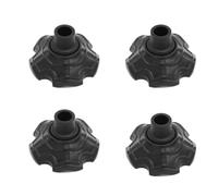 AMIUHOUN Lot de 4 embouts de pieds antidérapants pour tabouret de camping, chaise de pêche, accessoires de camping en plein air, 15 mm