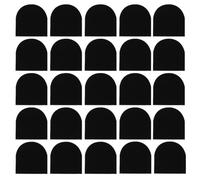 AMIUHOUN Lot de 400 housses de microphone à main pour karaoké KTV Studio Noir