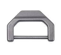 AMIUHOUN Mini porte-clés en alliage de titane de type D - Boucle de suspension extérieure - Boucle de fer à cheval amovible - L