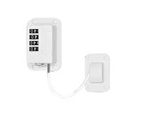 AMIUHOUN Mot de passe amélioré Serrure de fenêtre Serrure de sécurité enfant Sécurité Protection enfants Réfrigérateur Serrure Armoire Porte Limiteur Blanc
