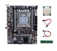 AMIUHOUN X99 Carte mère LGA2011-3 pour ordinateur avec processeur E5-2650 V3 + DDR4 4G 2666 MHz RAM + câble + câble de commutation