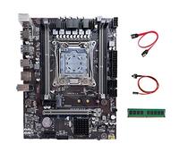 AMIUHOUN X99 Carte mère LGA2011-3 pour ordinateur compatible avec DDR4 ECC RAM DDR4 4G 2666 MHz RAM + câble + câble de commutation