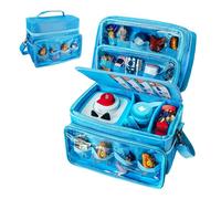 amiumuca Étui de transport compatible avec lecteur audio Toniebox 1/2 et figurine Tonies, pour manette Tonieplay, casque, 8 jeux et chargeur (bleu)