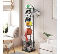 AMIVIALE-Panier De Basket-Ball, Organisateur D'Équipement De Sport,Support De Rangement Pour Ballon