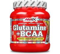 AMIX BCAA Glutamina - Réduit le Catabolisme Musculaire et Facilite la Récupération Post-formation - Idéale pour les Athlètes - Cola - 300 gr
