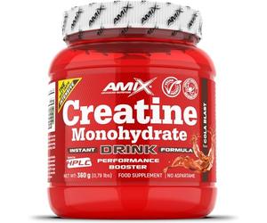 Amix Creatine Monohydrate Power Drink - Améliorer les performances physiques, augmenter la force et la puissance musculaire chez les athlètes, saveur de queue de 360 gr
