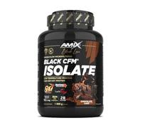 Amix | Protéine BLACK CFM ISOLATE - Aide à Maintenir la Masse Musculaire - Avec Enzymes Digestives - Digestion facile - Absorption rapide - Poudre de Protéine - 1 Kg - Goût Gâteau au chocolat