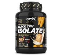 Amix | Protéine BLACK CFM ISOLATE - Aide à maintenir la masse musculaire - Avec enzymes digestives - Facile à digérer - Absorption rapide - Protéine en poudre - 1 kg - Saveur Cookie