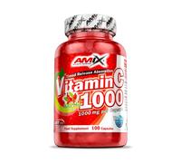 AMIX Vitamine C 100 Caps, 1000MG par Capsule, Enrichie de Cynorrhodon, Aide à Renforcer et à Maintenir le Système Immunitaire