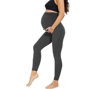 AMIYOYO Legging de grossesse pour femme, taille haute, opaque, extensible, doux, mode de maternité, pour femmes enceintes