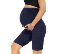 AMIYOYO Short de maternité court pour l'été | Legging de grossesse court opaque, pantalon de cyclisme de grossesse, leggings courts pour yoga, sport, vie quotidienne