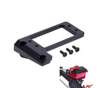 AMK Capra Support servo en aluminium derrière l'essieu, support servo pour essieu avant pour voiture sur chenilles 1/10 RC VP Capra F9 DIY LCG Noir