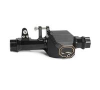 AMK TRX4 Boîtier d'essieu avant en laiton avec revêtement noir 323,2 g avec support de tige de liaison pour mises à niveau 1/10 RC Crawler TRX6 TRX4 (avant)