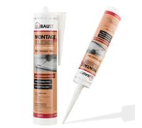 Amk24 Colle De Montage Universelle Pour Bois,Polystyrène,Pierre,Moulures,Moulures,Colle Acrylique,504 G/310 Ml,Cartouche Blanche