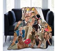 Amkong Couverture Chad Michael Murray douce et confortable en laine polaire pour canapé, bureau, voiture, camping, yoga, voyage, décoration d'intérieur, couverture de plage, cadeau