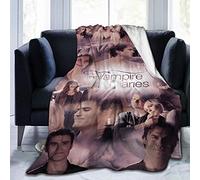 Amkong Couverture polaire ultra douce, pelucheuse, légère et hypoallergénique pour lit, canapé, salon, 152,4 x 127 cm