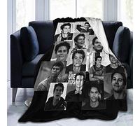 Amkong Dylan O'Brien Couverture ultra douce en flanelle polaire pour toutes saisons - Légère - Pour salon et chambre à coucher - 203,2 x 152,4 cm