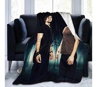 Amkong Team Damon Guys Salvatore Brothers Couverture en micro polaire douce et légère pour lit, canapé, salon, 203,2 x 152,4 cm