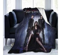 Amkong The Vam-pire Dia-ries - Couverture polaire ultra douce, pelucheuse, légère et hypoallergénique pour lit, canapé, salon, 203,2 x 152,4 cm