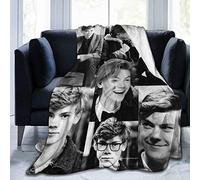 Amkong Thomas Brodie-Sangster Couverture ultra douce pour enfants/adultes/parents/grands-parents Cadeau de Noël d'anniversaire 152,4 x 127 cm
