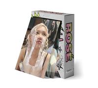 AMLHTY 55PCS Cartes Kpop BP ROSÉ Photocartes ROSÉ Nouvel Album Cartes BP Mini Merch Photocartes Set Kpop Greeting Card Postales pour Fans