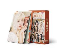 AMLHTY 55PCS Cartes Kpop TWICE5 5TH BEST ALBUM Photocartes TWICE5 Nouvel Album Cartes TWICE Mini Merch Photocartes Set Kpop Greeting Card Postales pour Fans
