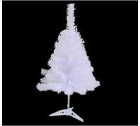 Amlhy Sapin de Noël artificiel pour la maison, les vacances, la maison, le bureau, blanc, 30 cm