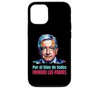 AMLO Presidente Amlito Primero Los Pobres 4t Amlover Mexique Coque pour iPhone 12/12 Pro
