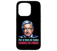 AMLO Presidente Amlito Primero Los Pobres 4t Amlover Mexique Coque pour iPhone 15 Pro