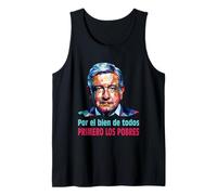 AMLO Presidente Amlito Primero Los Pobres 4t Amlover Mexique Débardeur