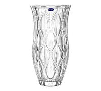 Amlong Vase fleuri transparent moyen 27,9 cm de haut (12,7 cm de haut et 5,1 cm de bas), Décoration Centre de Table