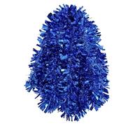 AMLOOPH Guirlande bleue de 10 m d'épaisseur pour décorations de sapin de Noël, guirlande de Noël épaisse avec étoiles pour escaliers, plafond, porte, décoration de Noël