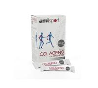 Amlsport Collagène avec Magnésium et Vitamine C Goût Fraise 20 bâtonnets