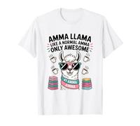 Amma Llama, comme Une Amma Normale, Seule Une Grand-mère géniale Aime T-Shirt