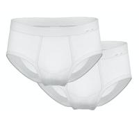 Ammann Lot de 2 slips à fines côtes, Blanc., M